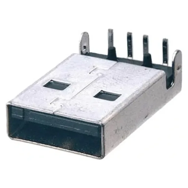 IC-264 USB Şase A Tip 90° Erkek Konnektör