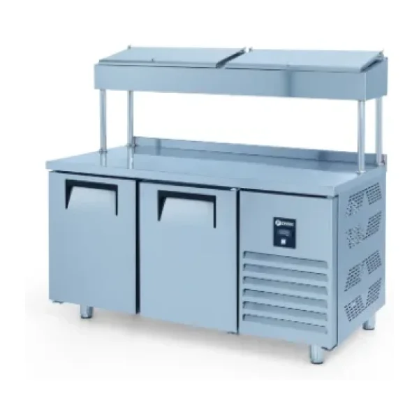 Iceinox PTS-H 330 CR Make Up Snack Yüksek 2 Kapılı Buzdolabı