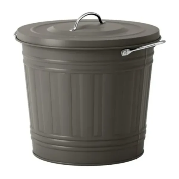 IKEA Knodd Çöp Kutusu 16 lt Gri