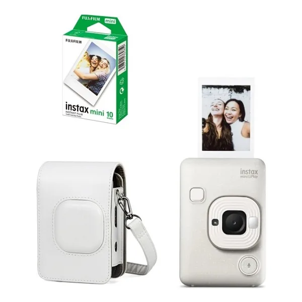 Instax Mini LiPlay Box Dijital Fotoğraf Makinesi Beyaz