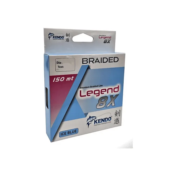 Kendo Legend 8X 150 m 0.08 mm 4.2 kg Ice Blue İp Misina