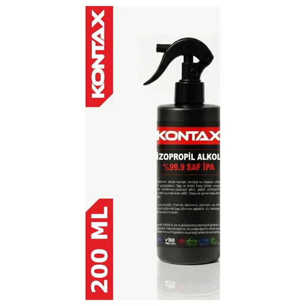 Kontax Saf İpa %99,9 İzopropil Alkol 200 Ml