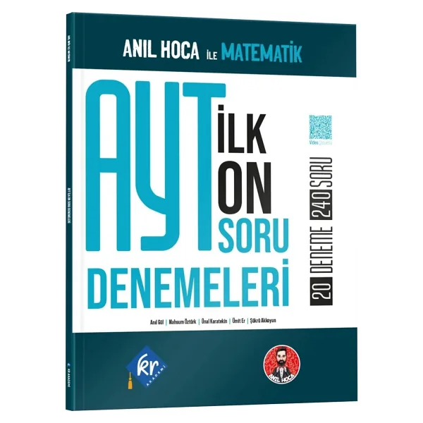 KR Akademi Yayınları AYT Anıl Hoca ile Matematik İlk 10 Soru Denemeleri