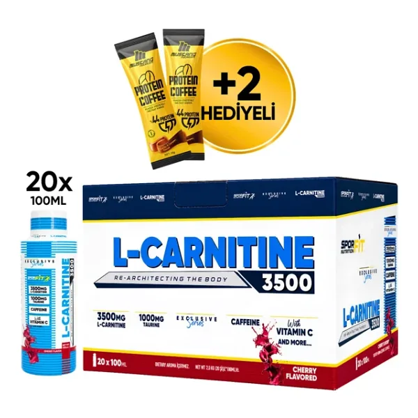 L-Carnitine 20 Ampül 3500 Mg Cherry
