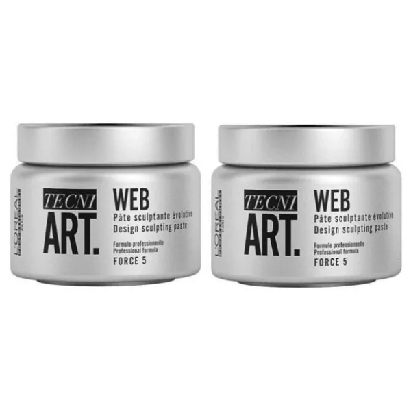 L'Oreal Paris 2x Loreal Tecni Art Web Doku Veren Lifli Gum Wax 150ml+150ml