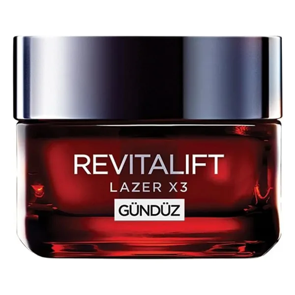 L'Oreal Paris Revitalift Lazer X3 Yoğun Yaşlanma Karşıtı Gündüz Bakım Kremi 15 ml