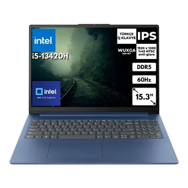 Lenovo IdeaPad Slim 3 15IRH10 83K10062TR i5-13420H 16 GB 512 GB SSD UHD Graphics 15.3" WUXGA Notebook