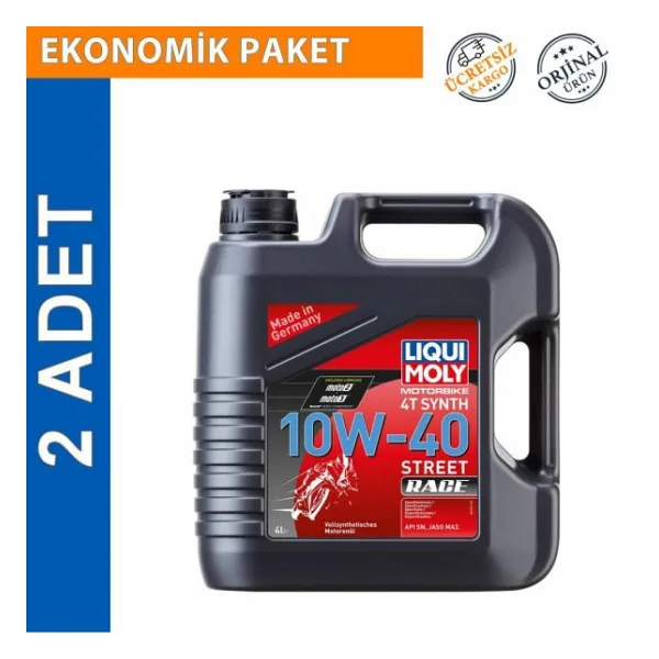 Liqui Moly 10W-40 4T Street Race 4 lt 2'li Motosiklet Yağı