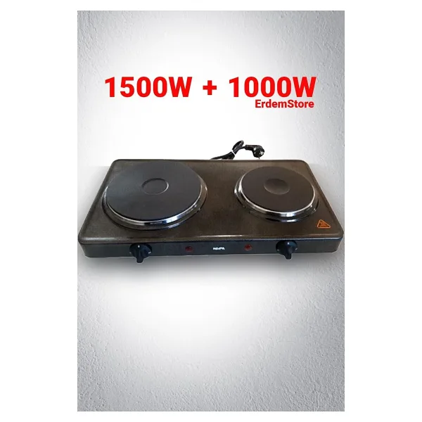 M MUPA İkili Elektrikli Set Üstü Pleyt Ocak 1500W Mupa