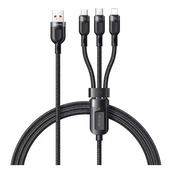 Mcdodo CA-0930 1.2 m Type-C Micro USb Lightning Hızlı Şarj Cihazı