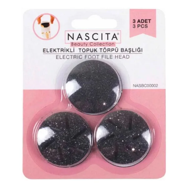 Nascita Elektirikli Topuk Törpüsü Yedek Başlıkları 3'lü