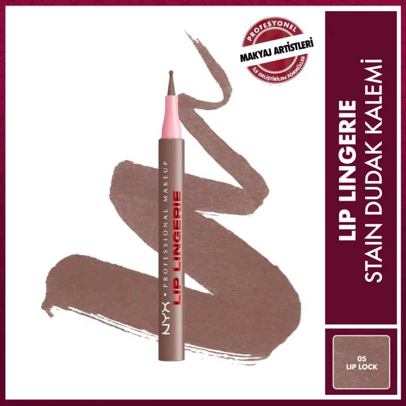 NYX Professional Makeup Lip Lingerie Stain 05 Lip Lock Dudak Kalemi