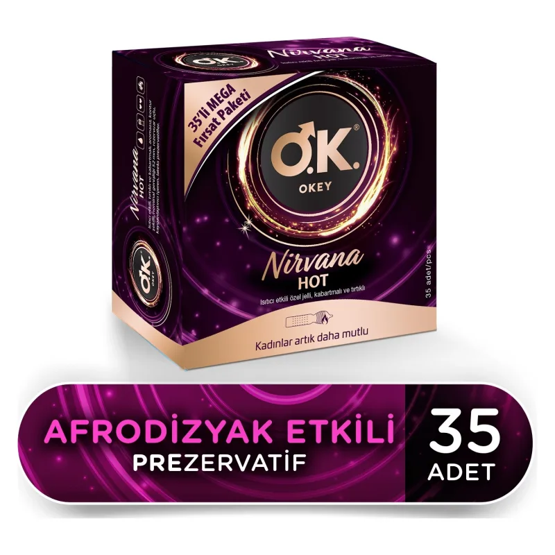 Okey Nirvana Hot 35'li Prezervatif