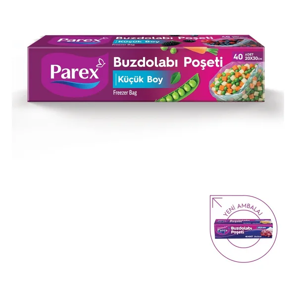 Parex Küçük Boy Buzdolabı Poşeti 40'lı