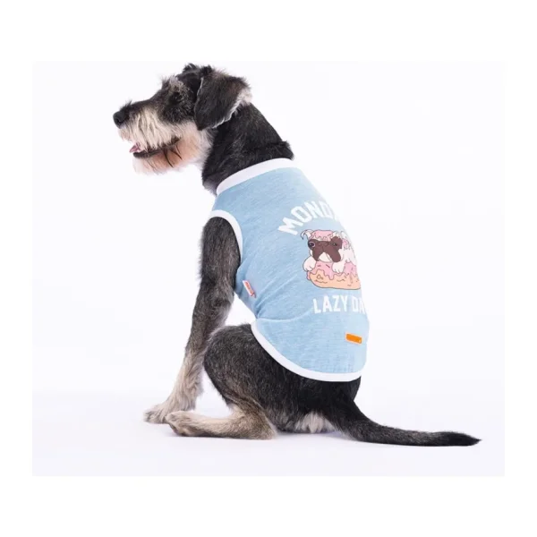 Pawstar Buz Mavi Lazy Kedi Köpek Tişörtü - Kedi Köpek Kıyafeti