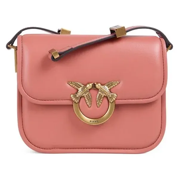 Pinko Gül Kurusu Kadın Deri Çapraz Çanta 104297L21Q