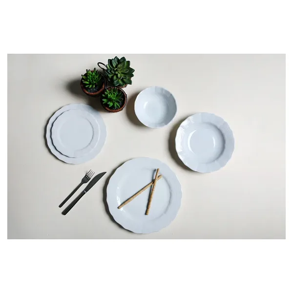 Porland Wavy 60 Parça 12 Kişilik Yemek Takımı