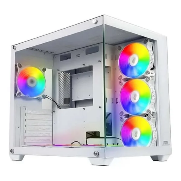 Power Boost PB-SS02W ARGB Fanlı Beyaz ATX Oyuncu Kasası