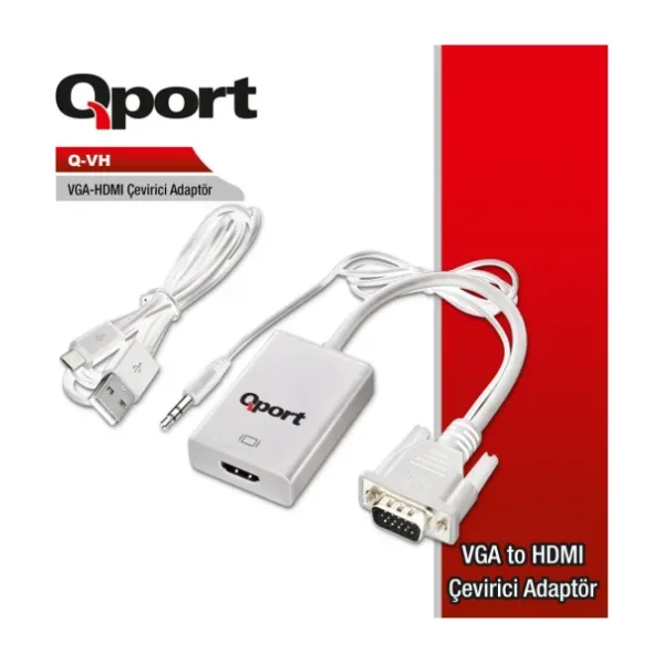 Qport Q-VH VGA Dönüştürücü