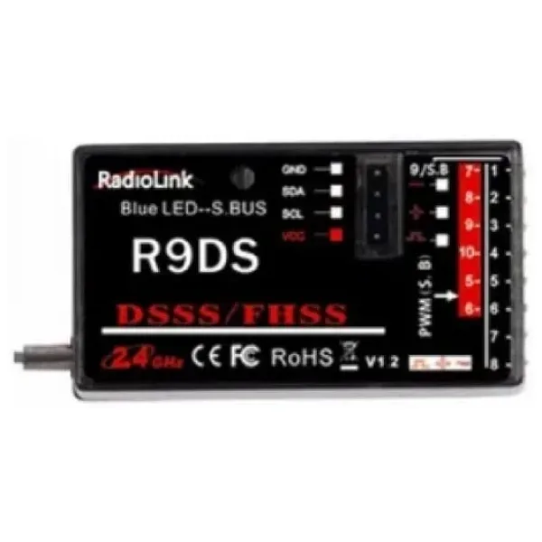 R9DS 10 Kanal Kumanda Alıcısı - AT9S Pro Uyumlu