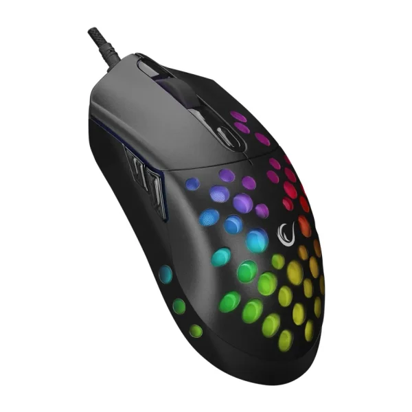 Rampage Smx-R66 Rocket Siyah RGB Makrolu Ergonomik Optik Kablolu Oyuncu Mouse