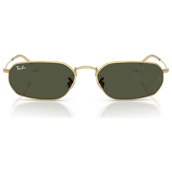 Ray-Ban 3947 001/31 Arista Gold-Green Güneş Gözlüğü