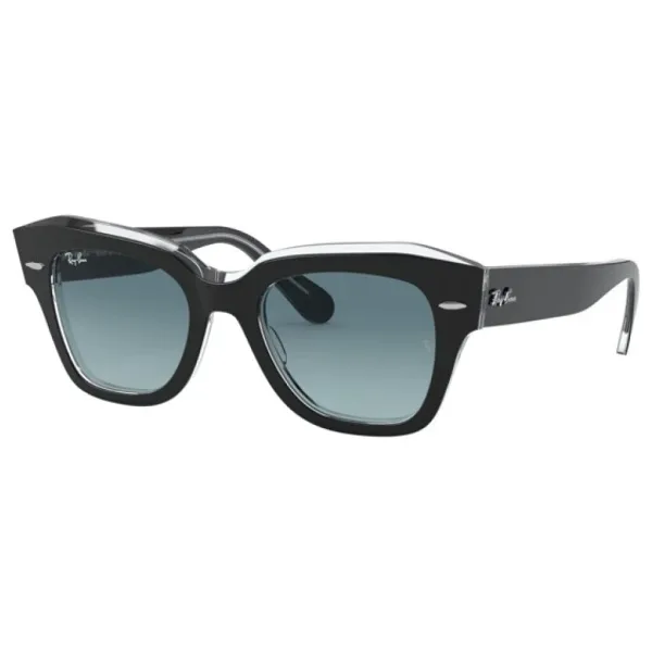 Ray-Ban State Street 2186 12943M Black-Blue Güneş Gözlüğü