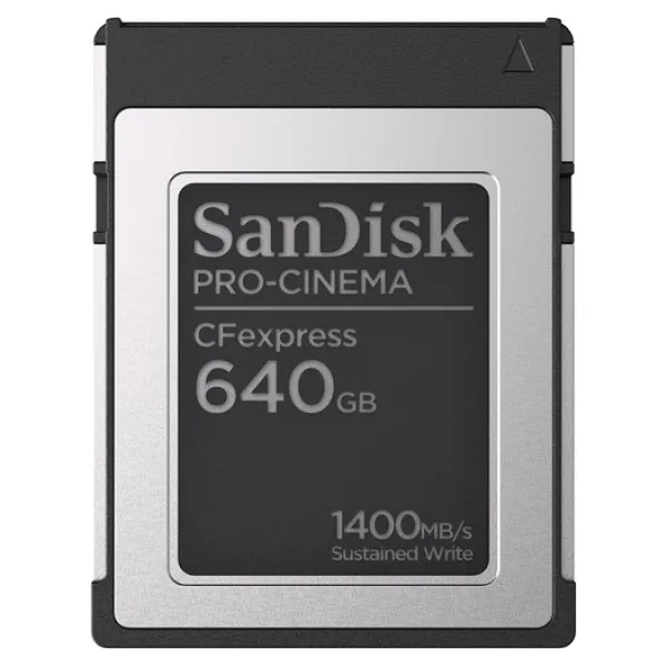 SanDisk PRO-CINEMA SDCFEC-640G-GN4NN CFexpress Type-B 640 GB Hafıza Kartı