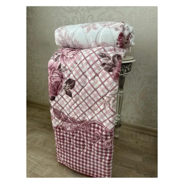 Sarar Polyester Tek Kişilik Gül Kurusu Battaniye(İNCE 1.8 KG)