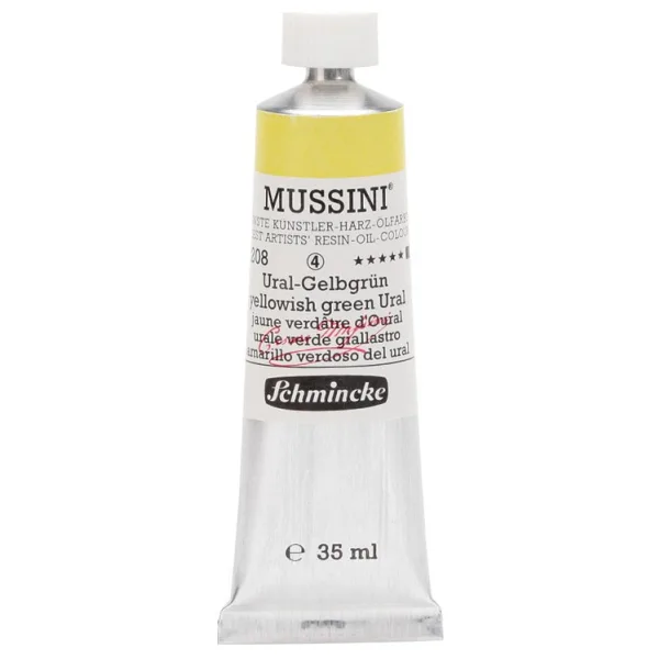 Schmincke Mussini 35 ml 208 Yellowish Green Ural Yağlı Boya