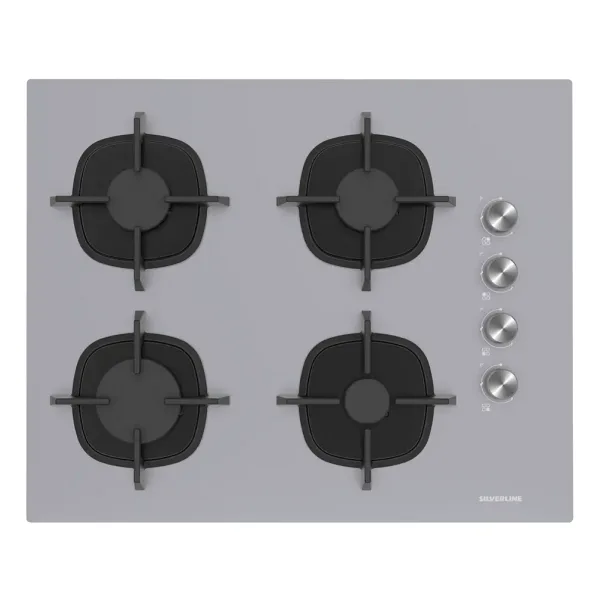 Silverline CS5700-C7S01 65cm GRİ Cam DÖKÜM Izg. Ankastre Ocak