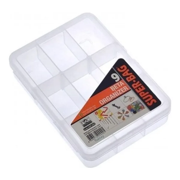 Süper Bag 9 Beta Organizer Balıkçı Malzeme Kutusu