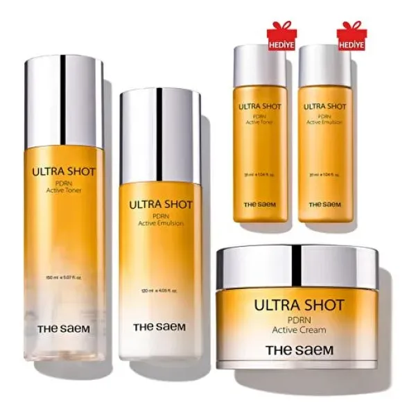 The Saem Ultra Shot Pdrn Skin Care 3 Set