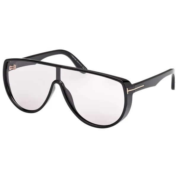Tom Ford Achilles FT1182 01A Shiny Black-Smoke Erkek Güneş Gözlüğü