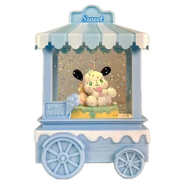 Toyfest Kar Küresi Yeni Yıl Yılbaşı Hediyelik Plastik Dondurma Arabası Llm-Hdy0112
