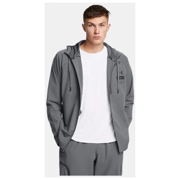 Under Armour Erkek Sportswear Woven Ceket 1388014-012 - Gri-012
