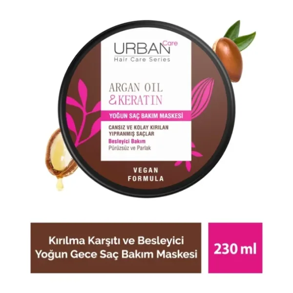 Urban Care Argan Oil & Keratin Yoğun Saç Maskesi 230 ml
