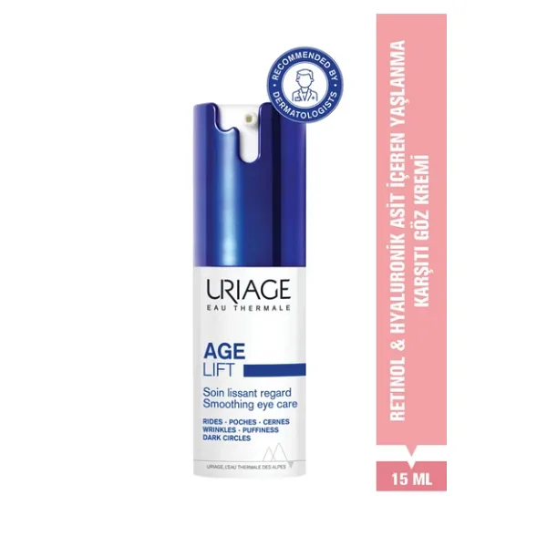 Uriage Age Lıft Retinol Ve Hyalüronik Asit İçeren Yaşlanma Karşıtı Göz Bakım Kremi 15 Ml