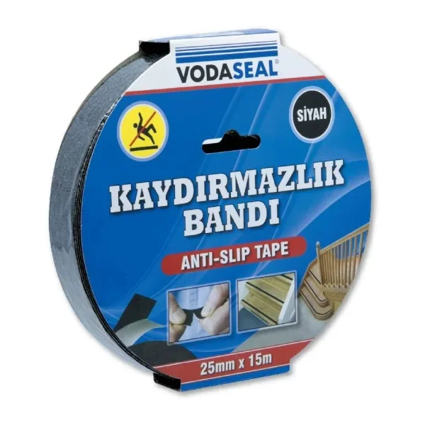 Vodaseal 53.01.011 Kaydırmaz Bant 25Mmx15Mt, Siyah