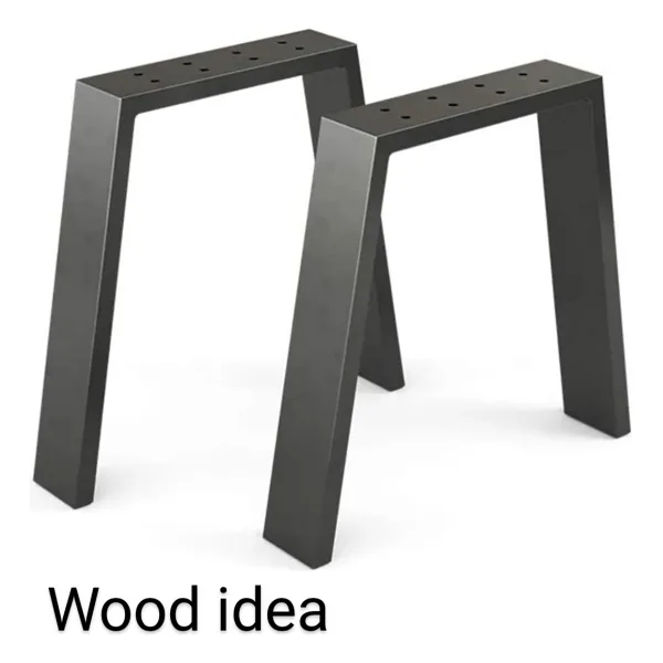 Wood İdea Metal Masa-Yemek Masası- Çalışma Masası Ayağı 2 Adet Ayak 72 cm Mobilya Ayağı