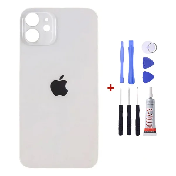 Yedcom Iphone 12 Beyaz Arka Cam Kapak Arka Pil Kapağı