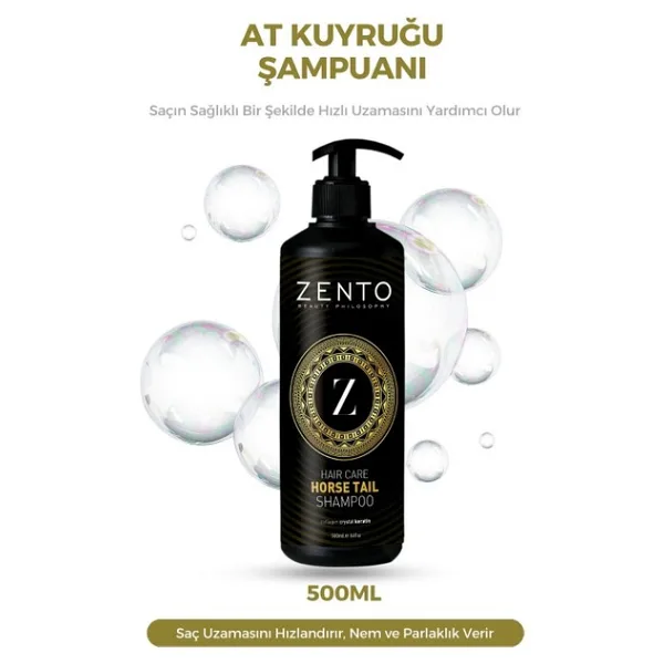 ZENTO At Kuyruğu Şampuanı 500 Ml