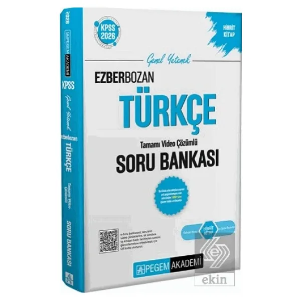 2026 KPSS Genel Yetenek Genel Kültür Ezberbozan Türkçe Tamamı Video Çözümlü Soru Bankası