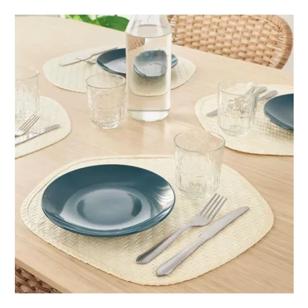 6 Adet Amerikan Servis, Palmiye Yaprağı MeridyenDukkan 37x35 cm IKEA-Sunumluk Servis