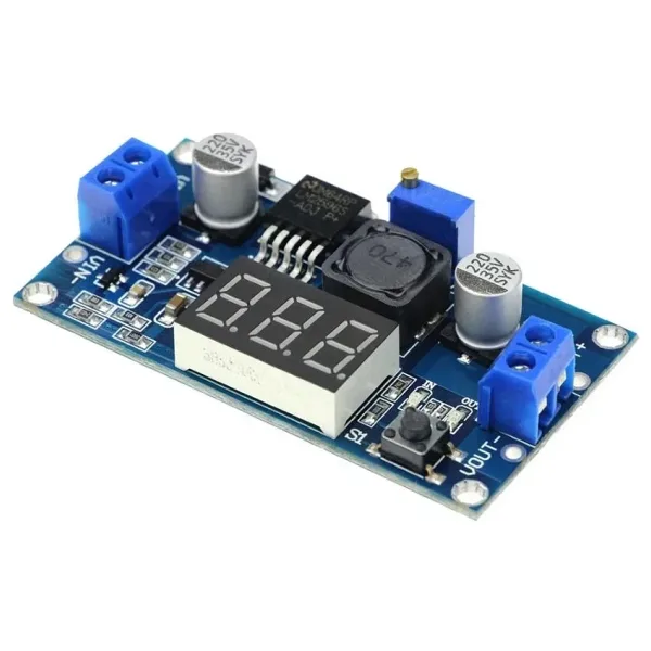 7 Segmentli Ayarlanabilir 3A Voltaj Regülatör Kartı - LM2596-ADJ