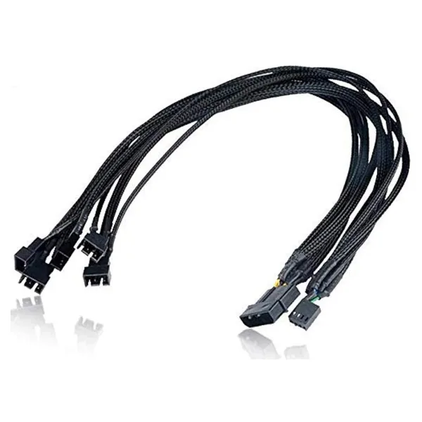 Alfais 4354 Flexa P5 5 Port Çıkışlı Fan Çoklayıcı Splitter Kablosu