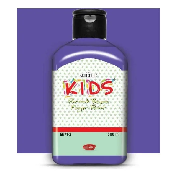 Artdeco Kids 500 ml Parmak Boyası Mor