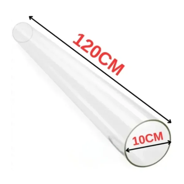 ASLAN CAM Füze Pelet Soba Camı Borusu (1200X100X2,5MM)