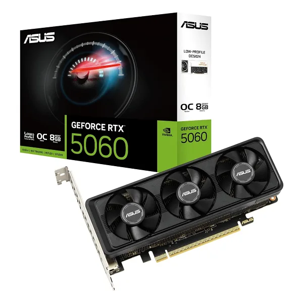 Asus RTX 5060 LP BRK OC Edition RTX5060-O8G-LP-BRK 128 Bit GDDR7 8 GB Ekran Kartı