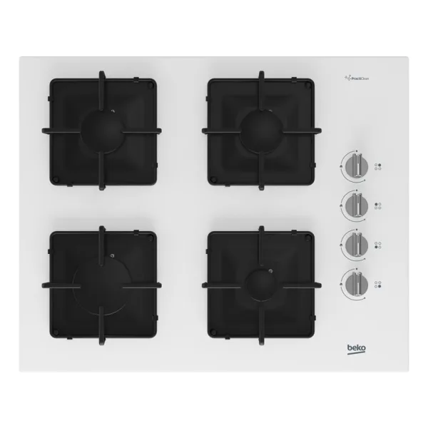 Beko BOCD K 6510 EB Beyaz Cam Ankastre Ocak